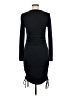 Bar III Solid Black Casual Dress Size M - photo 2