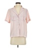 Shein 100% Polyester Pink Short Sleeve Blouse Size 2 - photo 1