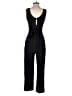 Lush Solid Black Jumpsuit Size S - photo 2
