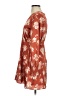 Blue Rain 100% Polyester Floral Orange Casual Dress Size S - photo 5