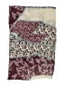 Lulla by Bindya 100% Viscose Animal Print Burgundy Scarf One size - photo 2