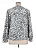 Ann Taylor LOFT Silver Long Sleeve Blouse Size XL - photo 2