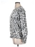 Ann Taylor LOFT Silver Long Sleeve Blouse Size XL - photo 5