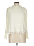 River Island 100% Polyester Ivory Long Sleeve Blouse Size 10 - photo 1