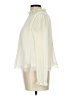 River Island 100% Polyester Ivory Long Sleeve Blouse Size 10 - photo 5