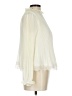 River Island 100% Polyester Ivory Long Sleeve Blouse Size 10 - photo 4