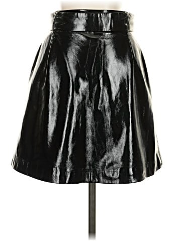 Capulet Faux Leather Skirt (view 2)