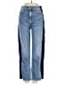 7 For All Mankind Color Block Blue Jeans Size 24 waist - photo 1