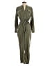 Zara Solid Green Jumpsuit Size M - photo 1