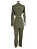 Zara Solid Green Jumpsuit Size M - photo 2