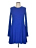 Guess Solid Blue Casual Dress Size M - photo 1