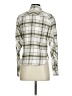 Rag & Bone Plaid Green Tan Long Sleeve Button-Down Shirt Size XS - photo 2