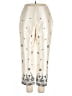 Ann Taylor 100% Silk Print Ivory Silk Pants Size 14 (petite) - photo 1