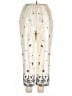 Ann Taylor 100% Silk Print Ivory Silk Pants Size 14 (petite) - photo 2