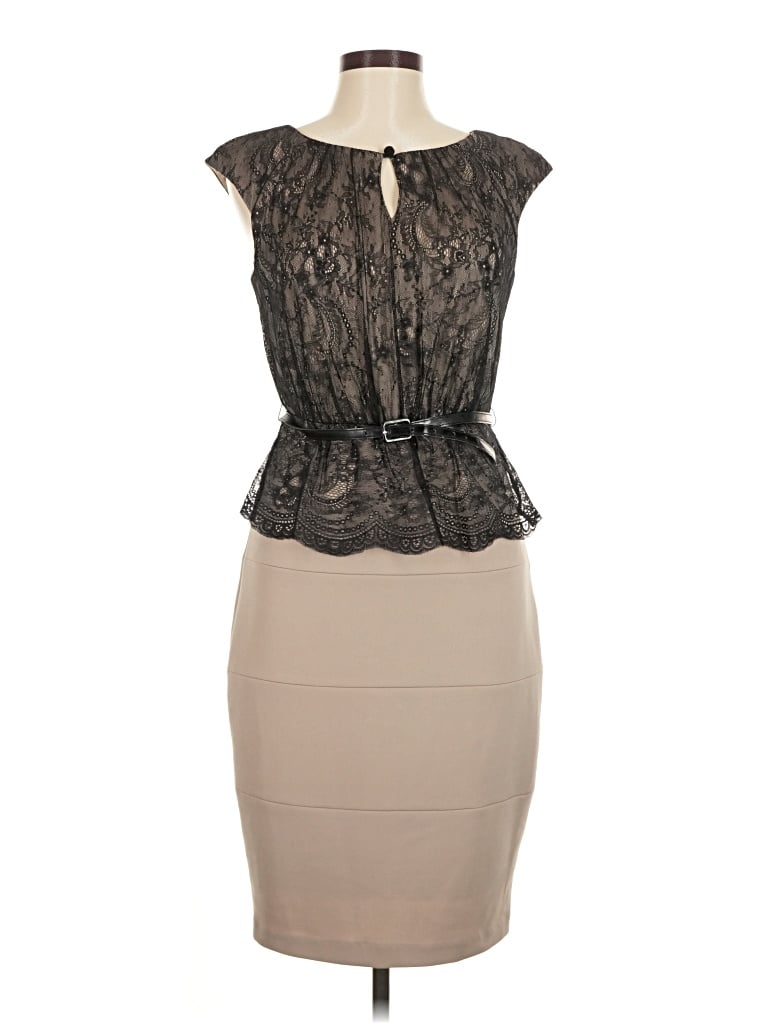 Pre-owned Jax Cocktail Dress In Gray