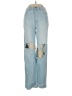 Vibrant M.I.U Color Block Blue Jeans Size 7 - photo 1