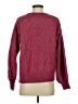 Mango Argyle Burgundy Pullover Sweater Size XS - photo 2