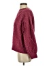 Mango Argyle Burgundy Pullover Sweater Size XS - photo 5