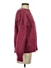 Mango Argyle Burgundy Pullover Sweater Size XS - photo 4