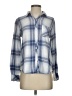 Rails 100% Rayon Plaid Blue Long Sleeve Button-Down Shirt Size S - photo 1