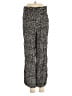 Whistles Animal Print Black Casual Pants Size 0 - photo 2