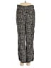 Whistles Animal Print Black Casual Pants Size 0 - photo 1