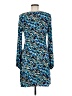Laundry by Design Print Blue Cocktail Dress Size 6 - photo 2
