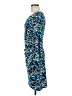 Laundry by Design Print Blue Cocktail Dress Size 6 - photo 5