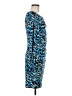 Laundry by Design Print Blue Cocktail Dress Size 6 - photo 4