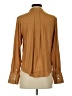 Banana Republic 100% Polyester Brown Long Sleeve Blouse Size XS - photo 2