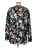 Tommy Hilfiger Floral Teal Long Sleeve Blouse Size L - photo 2