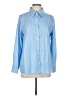 Unbranded 100% Polyester Blue Long Sleeve Blouse Size L - photo 1