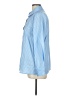 Unbranded 100% Polyester Blue Long Sleeve Blouse Size L - photo 5