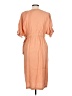 Assorted Brands Solid Orange Casual Dress Size L - photo 2