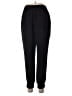 Ann Taylor 100% Polyester Solid Black Track Pants Size S - photo 2