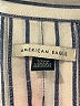 American Eagle Outfitters 100% Viscose Stripes Blue Long Sleeve Button-Down Shirt Size S - photo 6