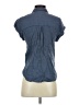 Vixbe Blue Short Sleeve Blouse Size S - photo 2