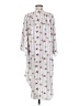 Kaari Blue 100% Polyester White Kimono Size M - photo 2