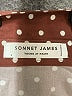 Sonnet James Polka Dots Brown Short Sleeve Button-Down Shirt Size S - photo 7