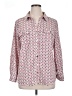 Assorted Brands Hearts Pink Long Sleeve Blouse Size XL - photo 1