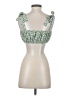Shein 100% Polyester Green Tube Top Size XS - photo 2