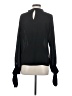 Ann Taylor 100% Polyester Black Long Sleeve Blouse Size S - photo 2