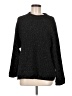Zara Metallic Black Pullover Sweater Size M - photo 1