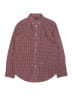 Chaps Checkered-gingham Burgundy Long Sleeve Button-Down Shirt Size 14 - 16 - photo 1