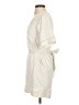Ann Taylor 100% Polyester Solid Ivory Casual Dress Size XXS - photo 5