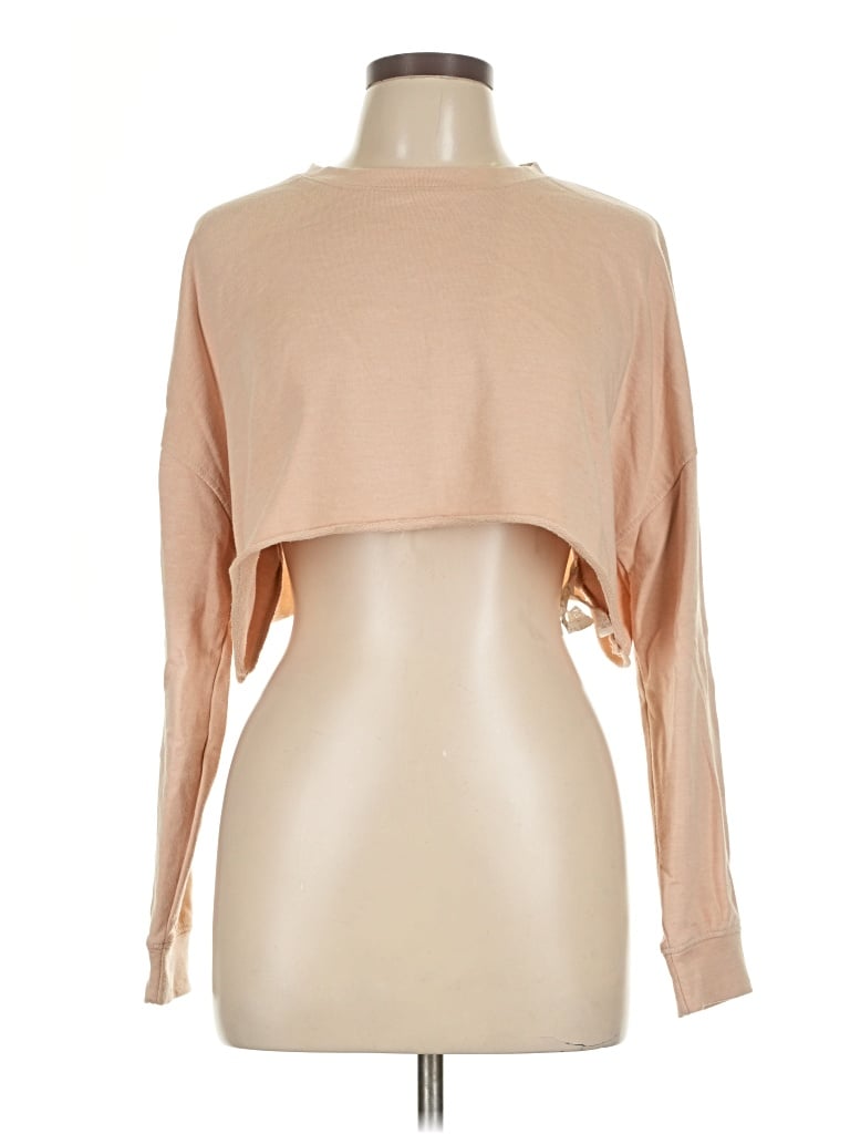 Missguided Cardigan Sweater: Tan Sweaters & Sweatshirts - Size 8