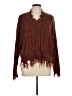 Rewind 100% Acrylic Brown Pullover Sweater Size M - photo 1
