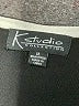 K Studio Stripes Black Casual Dress Size M - photo 7