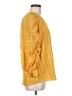 Calvin Klein 100% Polyester Yellow Long Sleeve Blouse Size M - photo 4