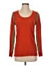 QMack 100% Acrylic Color Block Orange Pullover Sweater Size S - photo 1